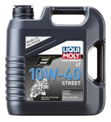 Моторна олива Liqui Moly НС-СИНТЕТИЧНА MOTORBIKE 4T 10W-40 STREET 4Л LIQUI MOLY 1243 (фото 1)