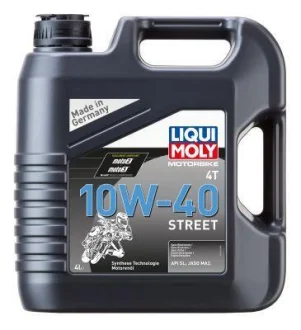Моторна олива Liqui Moly НС-СИНТЕТИЧНА MOTORBIKE 4T 10W-40 STREET 4Л LIQUI MOLY 1243