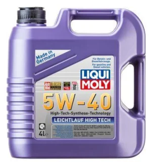 Моторна олива Liqui Moly Leichtlauf High Tech 5W-40, 4 л LIQUI MOLY 2595