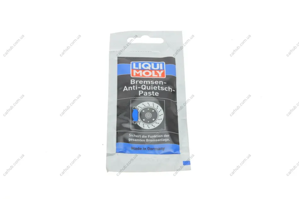 Змазка жаростійка для гальмівної системи Bremsen Anti-Quietsch Paste (10 мл) (7585=) LIQUI MOLY 3078 (фото 1)