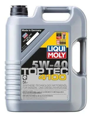 Олива 5W40 C3 5L TOP TEC 4100 LIQUI MOLY 9511 (фото 1)