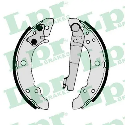 Гальмівна колодка AUDI 100 C1, 100 C2, 50, 80 B1, 80 B2, 80 B3, A2, COUPE B2 SEAT AROSA, CORDOBA, CORDOBA VARIO, IBIZA II, IBIZA IV, IBIZA IV SC, IBIZA IV ST, TOLEDO I 0.8-Electric 11.68-06.17 LPR 00140 (фото 1)