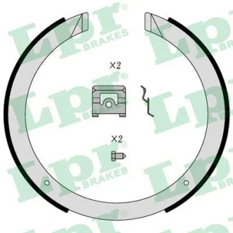 Гальмівна колодка BUICK REGAL, RENDEZVOUZ CADILLAC CTS, SEVILLE, SEVILLE II, SRX, STS, XLR CHEVROLET ALERO, BLAZER S10, CAMARO, CAPRICE, CORVETTE, CORVETTE Z06, IMPALA, S10 2.0-7.0 09.87- LPR 01098