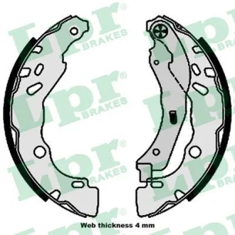 Гальмівна колодка DS DS 3, DS 3 / DS 3 CITROEN AMI, C3 AIRCROSS II, C3 II, C3 III, C3 ORIGIN III, C4 CACTUS, C-ELYSEE, DS3 FIAT TOPOLINO OPEL CORSA F, ROCKS-E PEUGEOT 208 1.0-Electric 09.09- LPR 01109