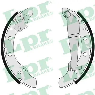 Гальмівна колодка AUDI 100 C1, 100 C2, 100 C3, 50, 80 B1, 80 B2, 80 B3, 90 B2, 90 B3, COUPE B2, COUPE B3 SEAT AROSA, CORDOBA, CORDOBA VARIO, IBIZA III, IBIZA IV, IBIZA IV SC 0.8-2.8 11.68- LPR 04100 (фото 1)