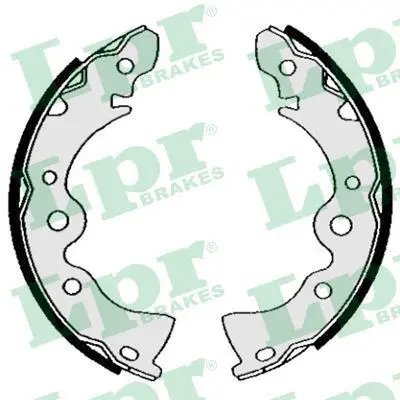 Гальмівна колодка NISSAN ALMERA CLASSIC, ALMERA I, BLUEBIRD, PATHFINDER I, PRAIRIE, SENTRA V, SUNNY I 1.3-2.5 08.82- LPR 04870 (фото 1)