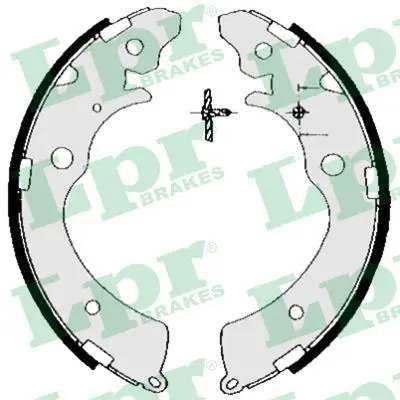 Гальмівна колодка HONDA ACCORD III, ACCORD IV, ACCORD V, ACCORD VI, ACCORD VII, CAPA, CIVIC VII, CIVIC VIII, CONCERTO, CR-V I, CR-V II, FR-V, HR-V MAZDA AZ OFFROAD SUZUKI CARRY 0.7-2.4 11.85- LPR 05690 (фото 1)