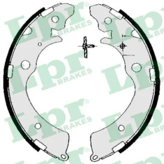 Гальмівна колодка HONDA ACCORD III, ACCORD IV, ACCORD V, ACCORD VI, ACCORD VII, CAPA, CIVIC VII, CIVIC VIII, CONCERTO, CR-V I, CR-V II, FR-V, HR-V MAZDA AZ OFFROAD SUZUKI CARRY 0.7-2.4 11.85- LPR 05690