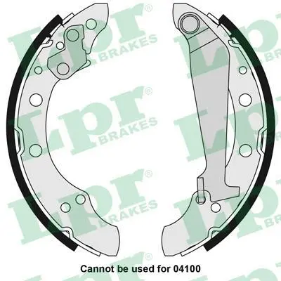 Гальмівна колодка AUDI 100 C2, 100 C3, 80 B2, 80 B4, 90 B2, 90 B3, COUPE B2 CHERY COWIN SEAT AROSA, CORDOBA, CORDOBA VARIO, IBIZA III, IBIZA IV, IBIZA IV SC, IBIZA IV ST, LEON 1.0-2.8 07.77- LPR 05730 (фото 1)