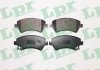 Комплект гальмівних колодок з 4 шт. дисків LPR 05P1002 (фото 1)