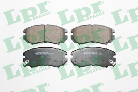 Комплект гальмівних колодок з 4 шт. дисків LPR 05P1369