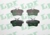 Комплект гальмівних колодок з 4 шт. дисків LPR 05P1567 (фото 1)