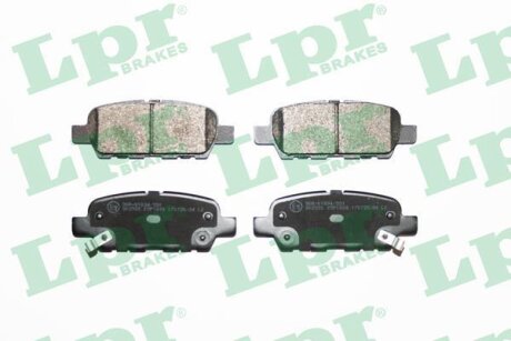 Фото дискові колодки LPR 05P1839 ДИСКОВІ КОЛОДКИ LPR 05P1839