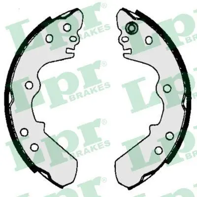Гальмівна колодка GREAT WALL PEGASUS, SOCOOL ISUZU CAMPO, D-MAX I, KB, PICKUP, TF, TFR/TFS, TROOPER I OPEL CAMPO, FRONTERA A, FRONTERA A SPORT 1.6-3.5 04.77- LPR 06340 (фото 1)