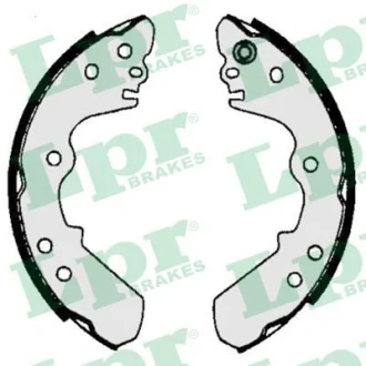 Гальмівна колодка GREAT WALL PEGASUS, SOCOOL ISUZU CAMPO, D-MAX I, KB, PICKUP, TF, TFR/TFS, TROOPER I OPEL CAMPO, FRONTERA A, FRONTERA A SPORT 1.6-3.5 04.77- LPR 06340