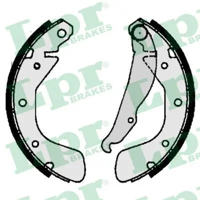 Гальмівна колодка CHEVROLET CELTA, CHEVY, CORSA, TIGRA OPEL ASTRA F, ASTRA F CLASSIC, CORSA A, CORSA A TR, CORSA B, CORSA C, TIGRA, VECTRA A 1.0-2.0 09.82-12.12 LPR 06790 (фото 1)
