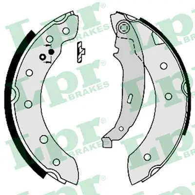 Гальмівна колодка CITROEN C4 SPACETOURER, SAXO, XSARA, ZX DACIA LOGAN, LOGAN EXPRESS, LOGAN MCV, SANDERO, SOLENZA MG MG 3 PEUGEOT 106 II, 206, 206+, 306 RENAULT CLIO I 0.9-Electric 03.91- LPR 07130 (фото 1)