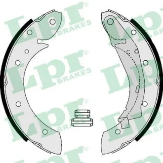 Гальмівна колодка CITROEN BERLINGO, BERLINGO FURGON/NADWOZIE WIELKOPRZESTRZENNE, BERLINGO MULTISPACE, XSARA PICASSO PEUGEOT 405 II, PARTNER 1.1-Electric 01.92- LPR 07165