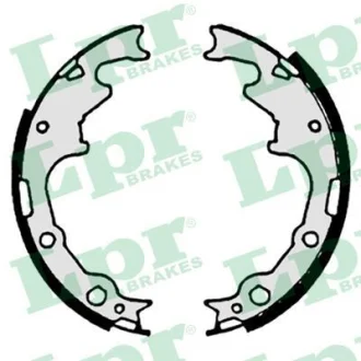 Гальмівна колодка CHRYSLER CARAVAN, GRAND VOYAGER III, VOYAGER I, VOYAGER II, VOYAGER III DODGE CARAVAN, DAKOTA, GRAND, RAM JEEP CHEROKEE, COMANCHE, GRAND CHEROKEE I, WRANGLER I 2.0-5.9 10.83- LPR 07240