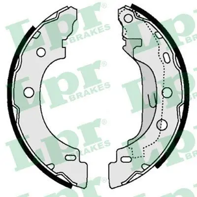 Гальмівна колодка DACIA LOGAN, LOGAN II, SANDERO, SANDERO II NISSAN KUBISTAR RENAULT CLIO IV, KANGOO, KANGOO EXPRESS, KANGOO II, LOGAN I, SANDERO/STEPWAY I 0.9-Electric 08.97- LPR 07330 (фото 1)