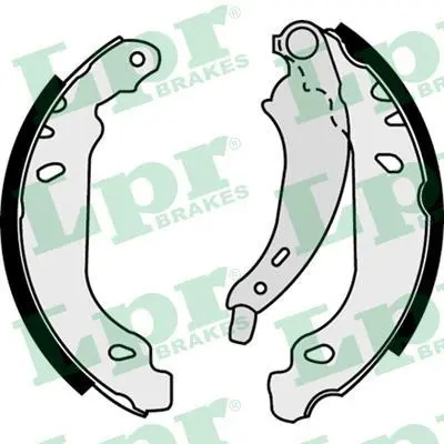 Гальмівна колодка PEUGEOT 206, 206+ 1.1-2.0D 08.98- LPR 07430 (фото 1)