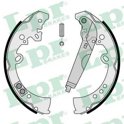 Гальмівна колодка TOYOTA FORTUNER, HILUX VII, HILUX VIII 2.4D-4.0 06.04- LPR 09205 (фото 1)
