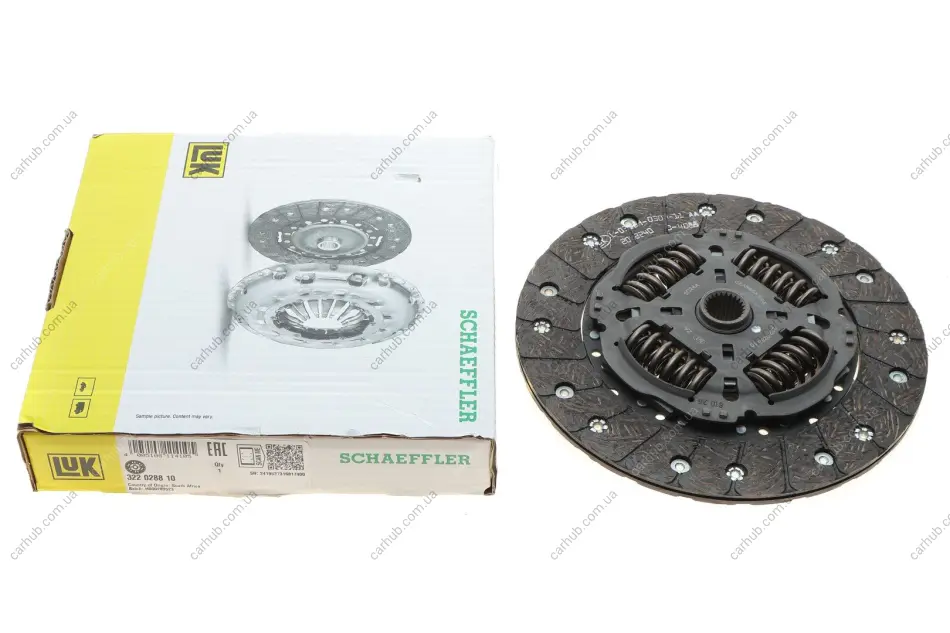 Диск зчеплення Opel Astra/Calibra/Vectra 89-03 LuK 322 0288 10 (фото 1)