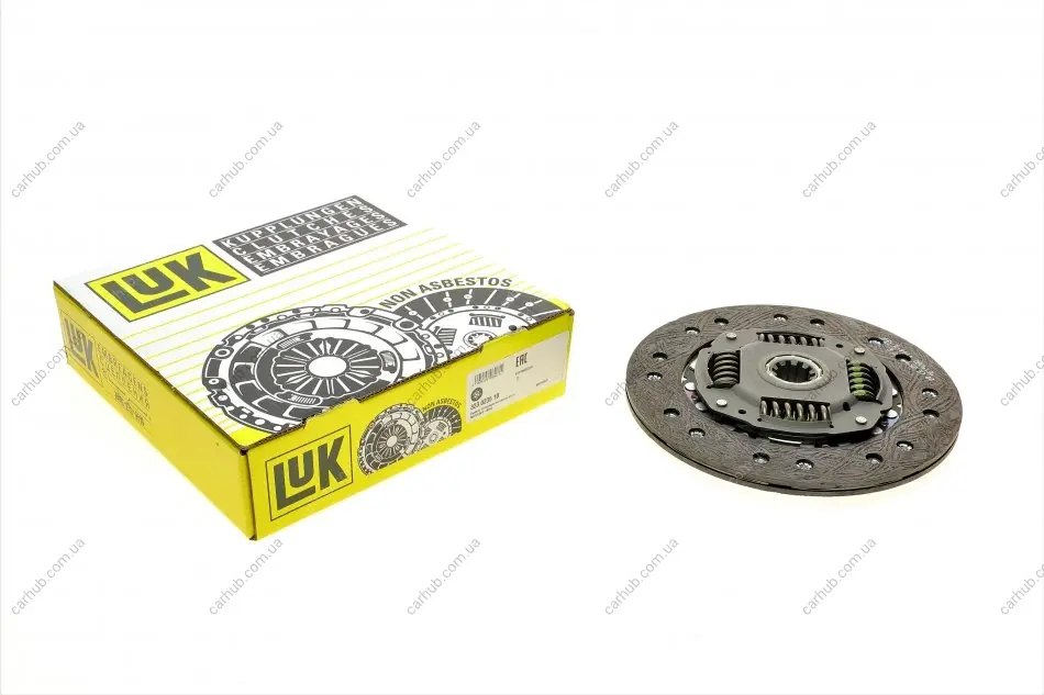 Диск зчеплення MB 208-310 d=228mm, z=10, OM601/OM602/OM616/OM615/OM617/M102 LuK 323 0235 10 (фото 1)