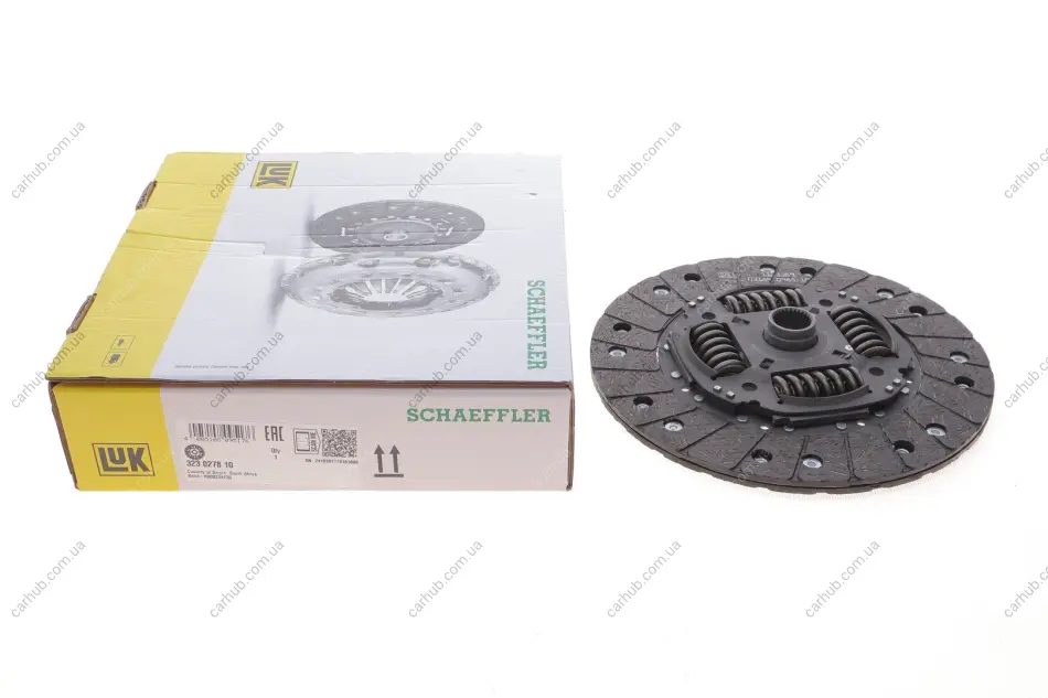 Диск зчеплення VW T4 2.4D/Syncro 90-98, 57kw (AAB), (d=228mm) LuK 323 0278 10 (фото 1)