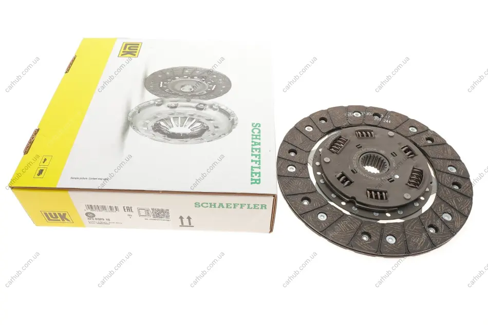 Диск зчеплення Toyota Land Cruiser 2.4 TD -96 (d=225mm) LuK 323 0329 10 (фото 1)