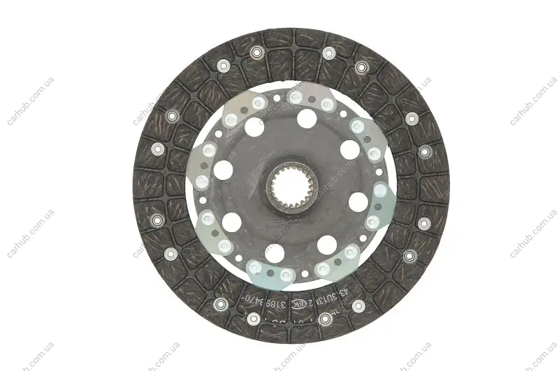 Диск зчеплення (225мм) TOYOTA AVENSIS, COROLLA, COROLLA VERSO, RAV 4 II 2.0D 10.99-03.09 LuK 323 0634 10 (фото 1)