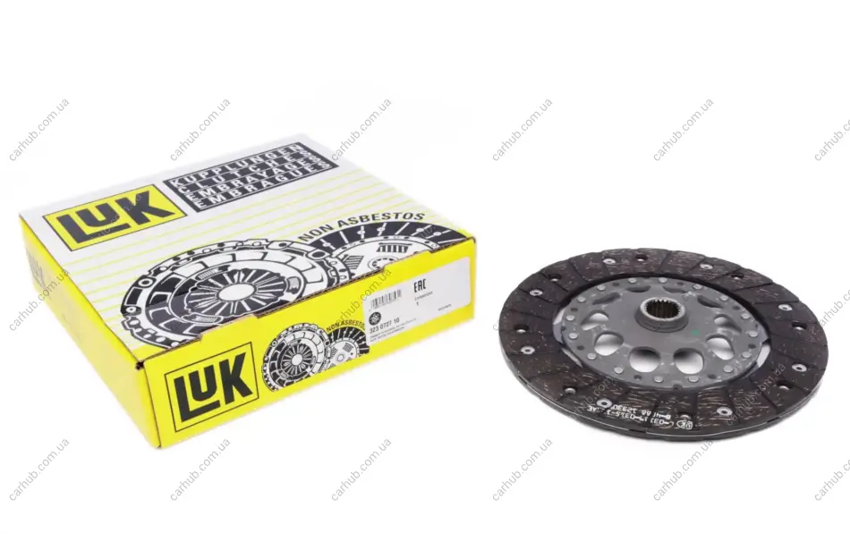 Диск зчеплення VW Passat 1.9 TDI 98-05 (d=228mm) LuK 323 0727 10 (фото 1)
