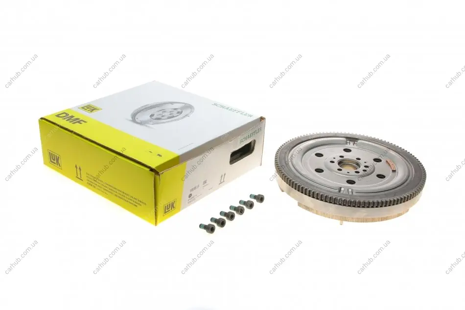 Двомасовий маховик мкпп VOLVO C30, S40 II, S60 II, S80 II, V40, V50, V60 I, V70 III FORD C-MAX, C-MAX II, FIESTA VII, FOCUS C-MAX, FOCUS II, FOCUS III, GALAXY II, GRAND C-MAX 1.5D/1.6D 10.03- LuK 415 0537 11 (фото 1)