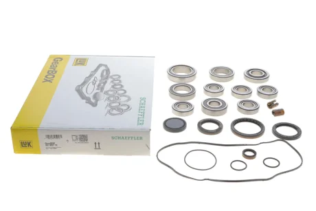 Комплект підшипників коробки передач AUDI A3 SEAT ALTEA, ALTEA XL, IBIZA IV, IBIZA IV SC, IBIZA IV ST, LEON, TOLEDO III SKODA FABIA II, OCTAVIA II, ROOMSTER, SUPERB II, YETI 1.2-1.9D 05.03-11.17 LuK 462 0057 10