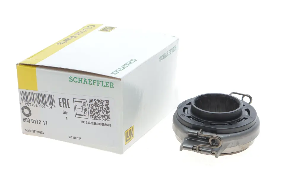 Підшипник вижимний VW T II/III 1.6-2.0/LT 2.0/2.4D/TD, 78-96 LuK 500 0172 11 (фото 1)