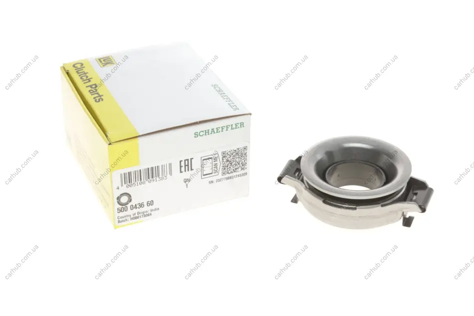 Підшипник вижимний Nissan NP300 2.5 dCi 08-/Sunny 1.6 GTI 87-88 LuK 500 0436 60 (фото 1)