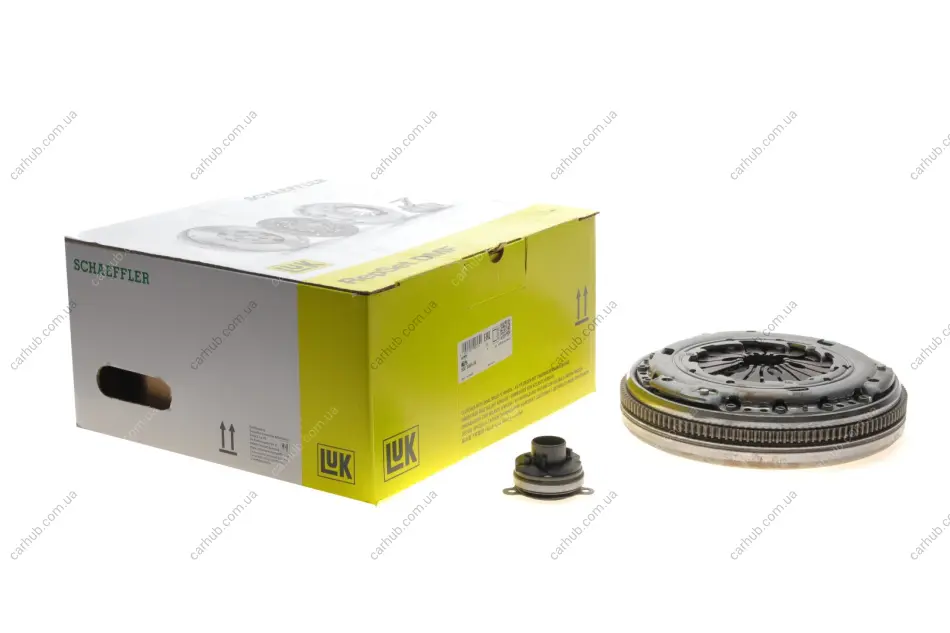 Демпфер + комплект зчеплення +вижимний VW Golf /Passat 1.9 TDI 95-06, AFN,ALE,AHU,AGU,AGR,AXR,ATD LuK 600 0006 00 (фото 1)