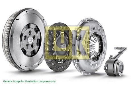 Демпфер + комплект зчеплення Ford Fiesta/Fusion 1.4 TDCi 01-12/Mazda 2 1.4 CD 03-07 LuK 600 0031 00