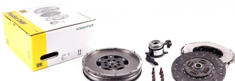 Демпфер + комплект зчеплення VW Crafter 2.5TDI 06-11, 120kw, BJM LuK 600 0202 00