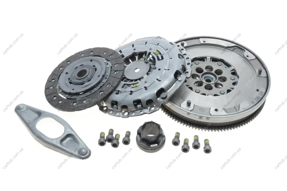 (EN) Self-adjusting clutch kit with dual-mass flywheel (з болтами: так, 240мм) BMW 1 (E81), 1 (E82), 1 (E87), 1 (E88), 3 (E91), 5 (E60), X1 (E84) 2.0D 09.06-06.15 LuK 600 0230 00 (фото 1)