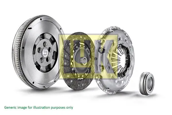 Демпфер + комплект зчеплення BMW 3 (E90) 08-/5 (F10) 2.0d (N47) 11- LuK 600 0294 00 (фото 1)