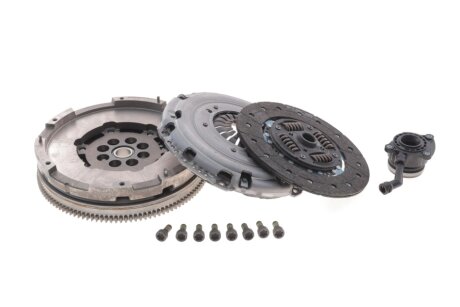 Комплект зчеплення з двомасовим маховиком та гідравлічним підшипником (з болтами: так, з вижимним підшипником, 260мм) FORD TOURNEO CUSTOM V362, TRANSIT CUSTOM V362, TRANSIT V363 2.0D/2.0DH 12.15- LuK 600036500