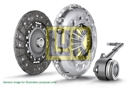 Комплект сцепления Ford Fiesta/Fusion 1.4 16V 01-12 (d=210mm) (+выжимной)) LuK 621 3052 33