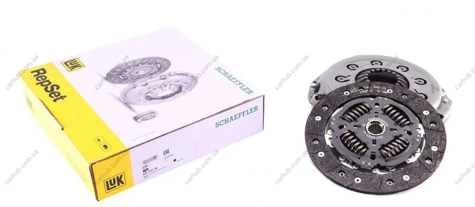 Комплект зчеплення Renault Megane III/Scenic III 1.6 16V 05-, d=220mm, K4M LuK 622 3127 09 (фото 1)