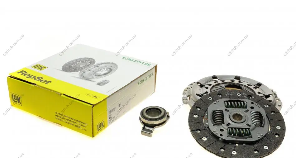 Комплект зчеплення Fiat Doblo 1.3JTD/D Multijet 04-, 51/55/59/62/66kw, d=220mm LuK 622 3238 00 (фото 1)