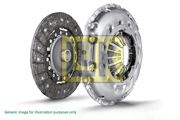 Комплект зчеплення Fiat Doblo 1.3 D Multijet 16-23, 59/70kw LuK 622 3444 09 (фото 1)