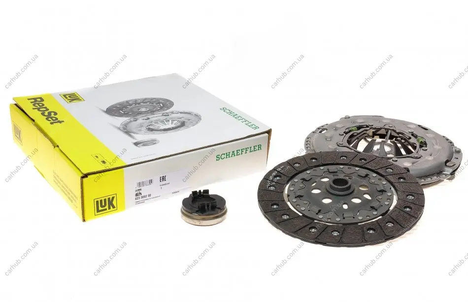 Комплект зчеплення VW T5 1.9TDI (62-77kw) /2.0TDI (62-84kw)/T6 2.0TDI (62-75kw) 15- (d=230mm) LuK 623 3082 00 (фото 1)