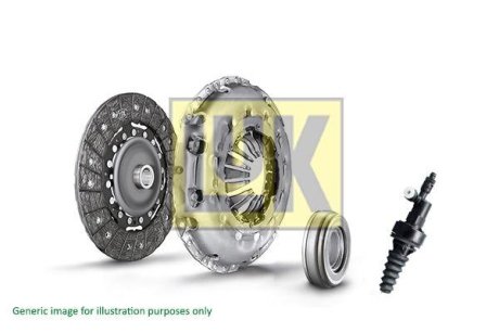 Комплект зчеплення VW T5 1.9-2.0 TDI 03-15 (d=230mm) (+ вижимний/робочий циліндр) LuK 623 3082 21 (фото 1)