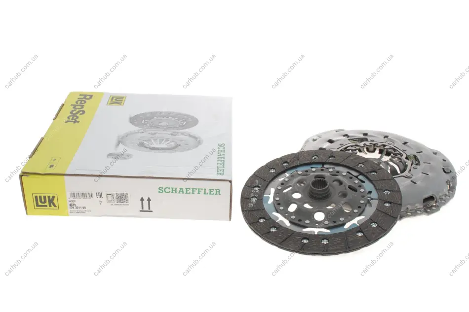Комплект зчеплення Renault Megane II/III/Scenic II/III 1.9dCi 02- (d=240mm) LuK 624 3211 09 (фото 1)