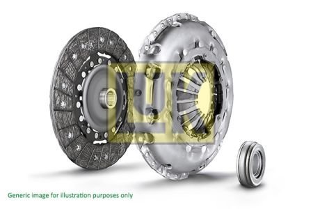 Комплект сцепления Hyundai Santa Fe 2.0 CRDi 03-06 (d=240mm) (+выжимной)) LuK 624 3228 00